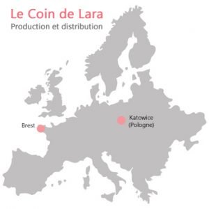 Pays de distribution Le coin de Lara
