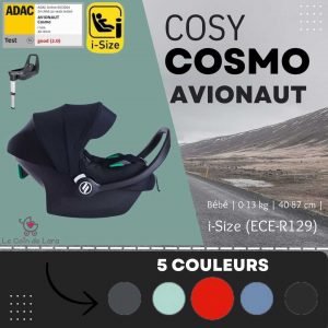 siege auto adac, cosy, existe en 5 couleurs