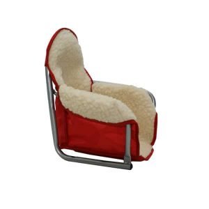 luge 2 places pour les enfants , luge double pour jumeaux,luge jumeaux avec sieges modulables en laine