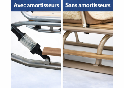 LUGE POUSSETTE, AMORTISSEURS