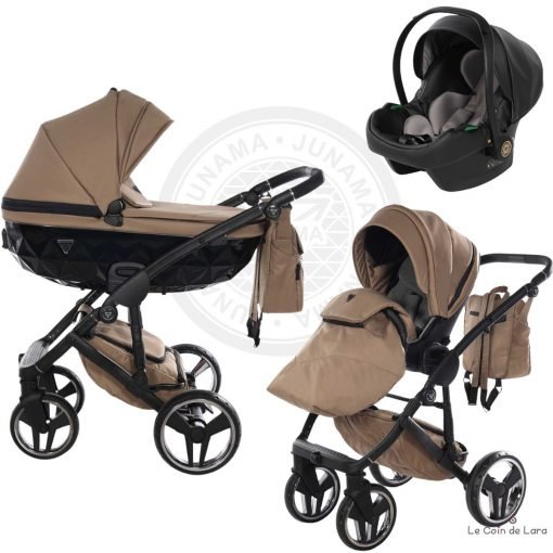 poussette junama diamond basic, trio 3 en 1
