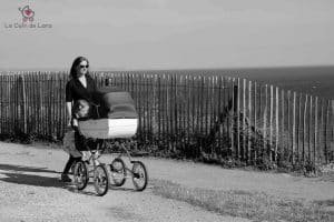 poussette vintage achat en ligne en similicuir Renée