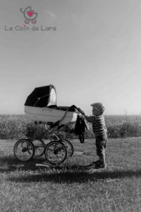 nacelle bebe rétro achat en ligne en similicuir Renée