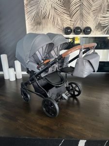 poussette double ouble côte-côte, poussette jumeaux côte à côte