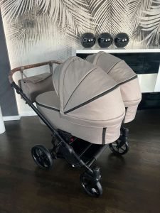 poussette double ouble côte-côte, poussette jumeaux côte à côte