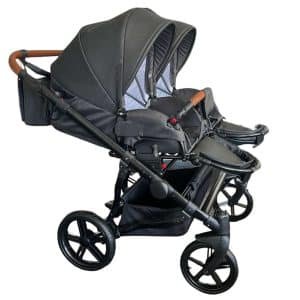 poussette double jumeaux côte-côte, poussette jumeaux côte à côte,, hamac,