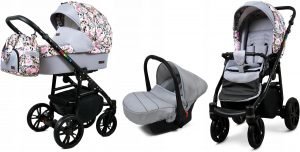 carrito de bebe todo terreno 3 piezas, carrito bebe rosa