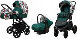 carrito de bebe todo terreno 3 piezas