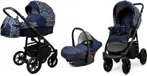 carrito de bebe todo terreno 3 piezas