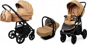 Poussette 3 en 1, Poussette tout terrain, poussette trio,