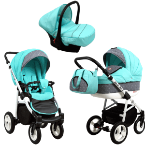 carrito todo terreno 3 piezas tiene capazo, silla de paseo y silla de coche