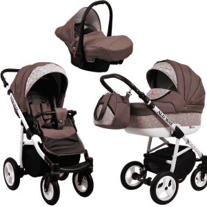 carrito todo terreno 3 piezas tiene capazo, silla de paseo y silla de coche