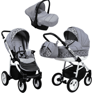 carrito todo terreno 3 piezas tiene capazo, silla de paseo y silla de coche