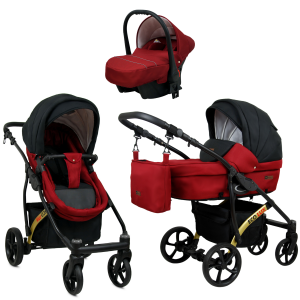carrito de bebe convertible 3 en 1 barato, 3 piezas