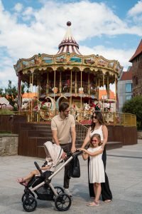 POUSSETTE BRAV TRIO 3 EN 1 NACELLE COSY HAMAC