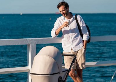 POUSSETTE BRAV TRIO 3 EN 1 NACELLE COSY HAMAC
