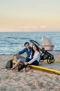 POUSSETTE BRAV TRIO 3 EN 1 NACELLE COSY HAMAC