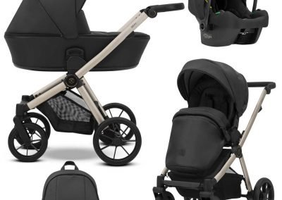 POUSSETTE BRAV TRIO 3 EN 1 NACELLE COSY HAMAC