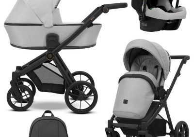 POUSSETTE BRAV TRIO 3 EN 1 NACELLE COSY HAMAC
