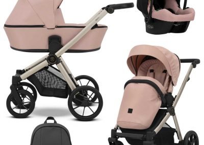 POUSSETTE BRAV TRIO 3 EN 1 NACELLE COSY HAMAC