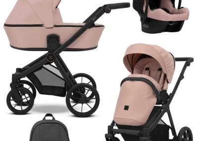 POUSSETTE BRAV TRIO 3 EN 1 NACELLE COSY HAMAC