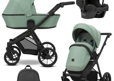 POUSSETTE BRAV TRIO 3 EN 1 NACELLE COSY HAMAC