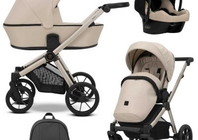 POUSSETTE BRAV TRIO 3 EN 1 NACELLE COSY HAMAC