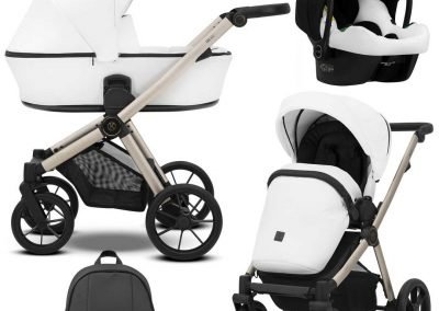 POUSSETTE BRAV TRIO 3 EN 1 NACELLE COSY HAMAC