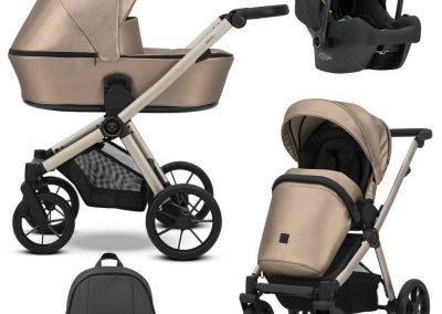 kunert POUSSETTE BRAV TRIO 3 EN 1 NACELLE COSY HAMAC