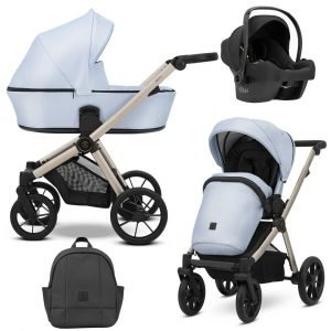 POUSSETTE BRAV TRIO 3 EN 1 NACELLE COSY HAMAC