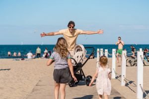 Poussettes 3 en 1, nacelle, assise, cosy. Made in EU, poussettes de luxe, poussettes tout terrain