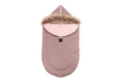 sac de couchage chanceliere cosy,poussette, siege auto. couverture bebe,ecologique, couleur rose