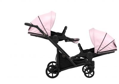 poussette double jumeaux personnalisable choisir les couleurs de modules. blanc noir cosy hamac nacelle ivento glam duo, poussette jumeaux compacte. POUSSETTE JUMEAUX EXCLUSIVE