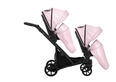 poussette double jumeaux personnalisable choisir les couleurs de modules. blanc noir cosy hamac nacelle ivento glam duo, poussette jumeaux compacte. POUSSETTE JUMEAUX EXCLUSIVE
