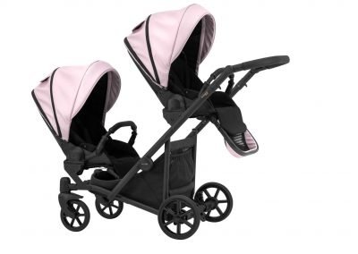 poussette double jumeaux personnalisable choisir les couleurs de modules. blanc noir cosy hamac nacelle ivento glam duo, poussette jumeaux compacte. POUSSETTE JUMEAUX EXCLUSIVE