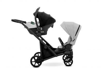 Poussette double jumeaux. Trio 3 en 1 avec 2 x nacelles, 2 x hamac, 2 x cosy. Pack complet