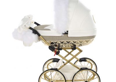 Poussette poupee Junama Mini Hand craft Glitter. Poussette poupee exclusive haute de gamme