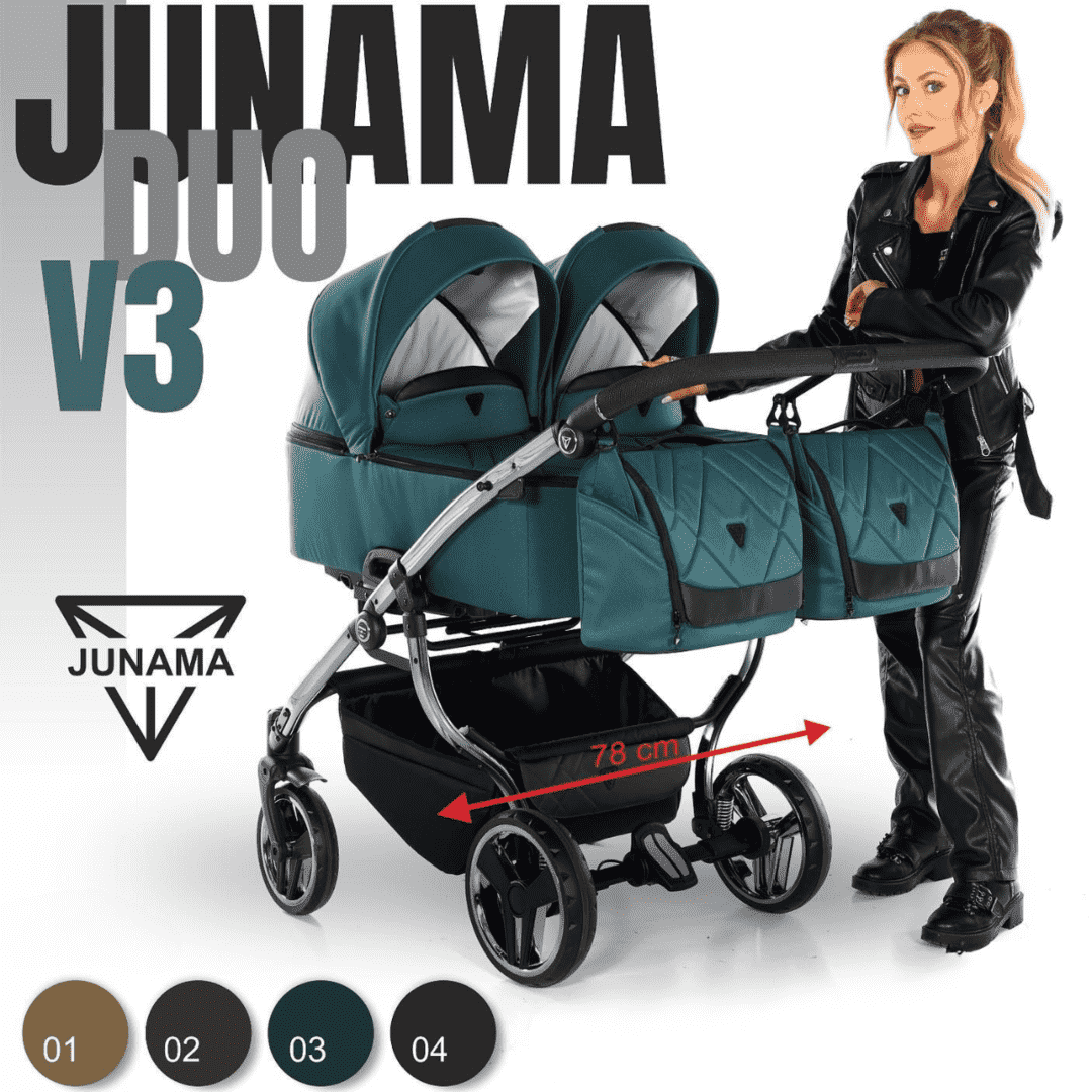 poussette jumeaux DUO V3 Junama