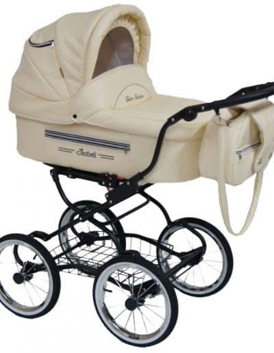 poussette vintage rétro couler creme cream, siege auto cosy, hamac, nacelle retro, poussette pour bebe unique, poussette classique complete