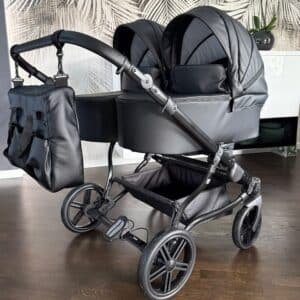 poussette jumeaux cote a cote pour 2 enfants nacelle