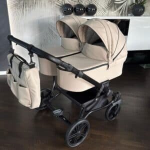 poussette jumeaux cote a cote pour 2 enfants nacelle