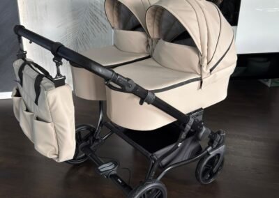 poussette jumeaux cote a cote pour 2 enfants nacelle