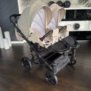 poussette jumeaux cote a cote pour 2 enfants hamac