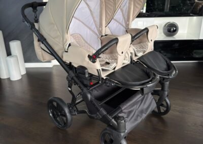 poussette jumeaux cote a cote pour 2 enfants hamac