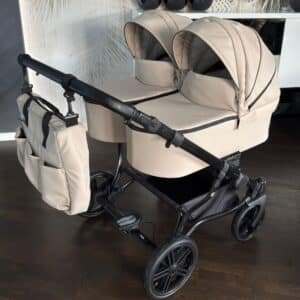 poussette jumeaux cote a cote pour 2 enfants nacelle