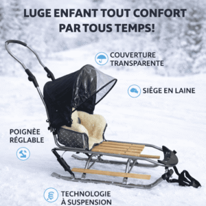 luge poussette enfant sport amortisseurs