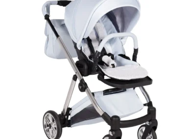 hamac poussette junama ellegante couleur bleu ciel