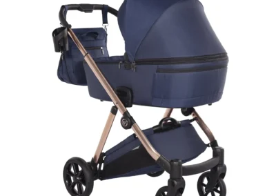 junama poussette ellegante couleur bleu marine