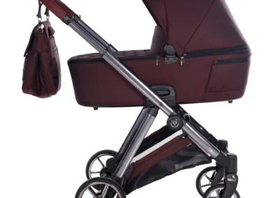 poussette Junama Ellegante bordeaux 3 en 1 avec nacelle – Le Coin de Lara