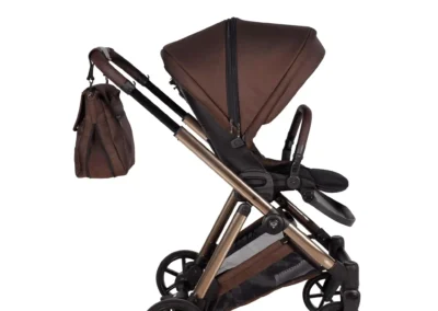 poussette junama ellegante couleur marron hamac chassis